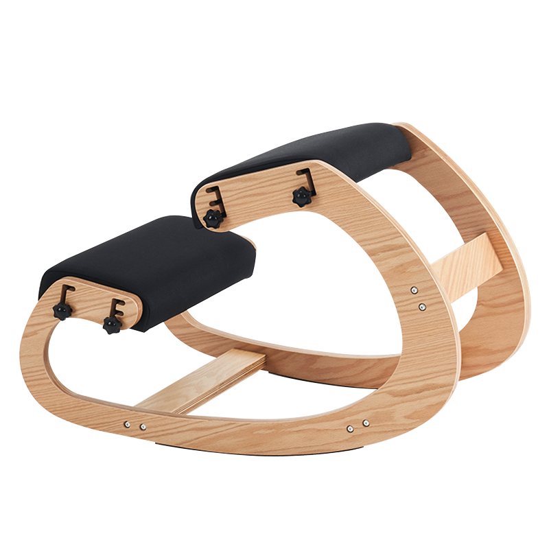 Krzesło biurowe z czarnym tapicerowanym siedziskiem (Y-C33)