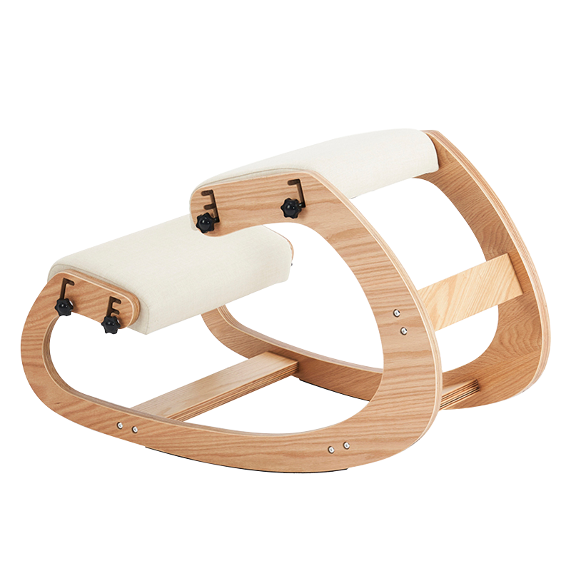 Krzesło biurowe z beżowym tapicerowanym siedziskiem (Y-C33)