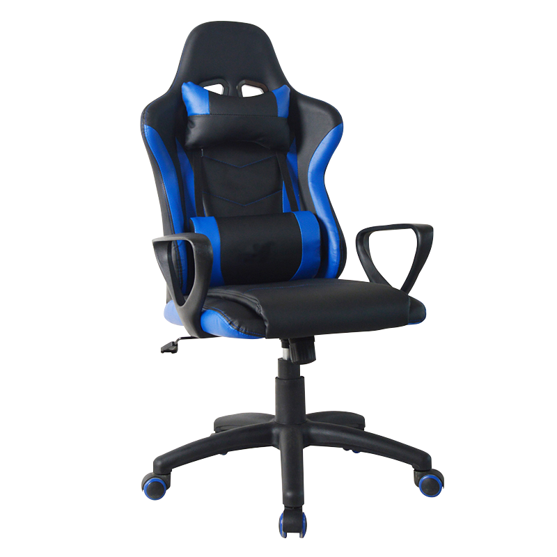 Ekonomiczne krzesło do gier z podłokietnikiem ze sztucznej skóry PP (Y-2566)