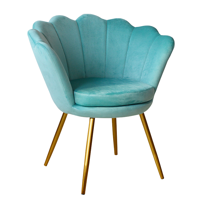 Krzesło akcentujące z aksamitną doniczką (X-5110)