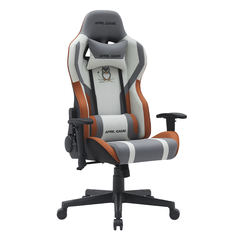 Wzór zwierzęcy Wysoka syntetyczna skóra Silla Gamer Obrotowe krzesło dla graczy o 180 stopni Mocna rama Racing Gamer Chair (T-7121)