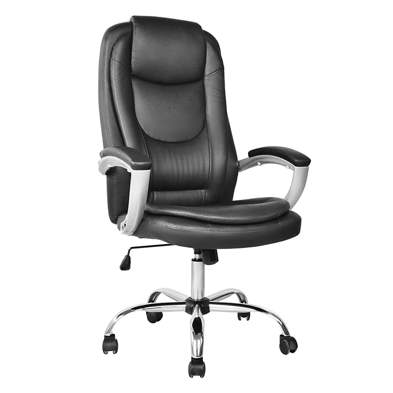 Krzesło biurowe z wysokim oparciem i wyściełanym podłokietnikiem do malowania (M-6123)