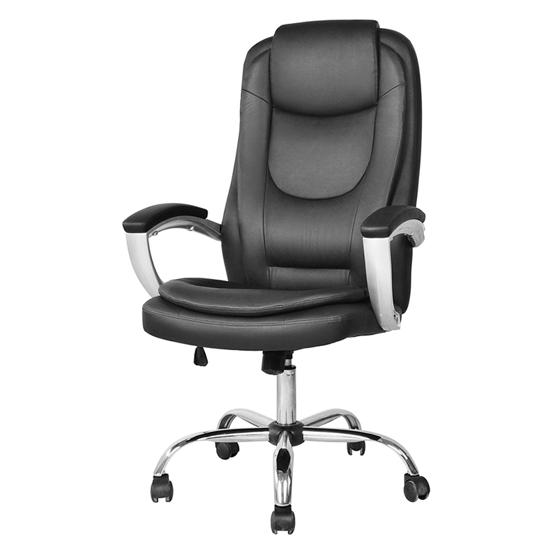 Krzesło biurowe z wysokim oparciem i wyściełanym podłokietnikiem do malowania (M-6123)