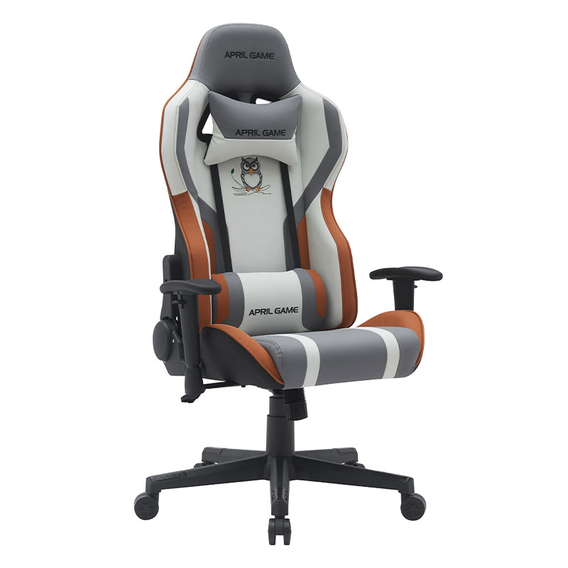 Wzór zwierzęcy Wysoka syntetyczna skóra Silla Gamer Obrotowe krzesło dla graczy o 180 stopni Mocna rama Racing Gamer Chair (T-7121)