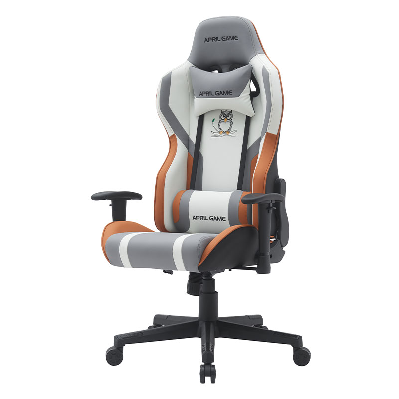 Wzór zwierzęcy Wysoka syntetyczna skóra Silla Gamer Obrotowe krzesło dla graczy o 180 stopni Mocna rama Racing Gamer Chair (T-7121)