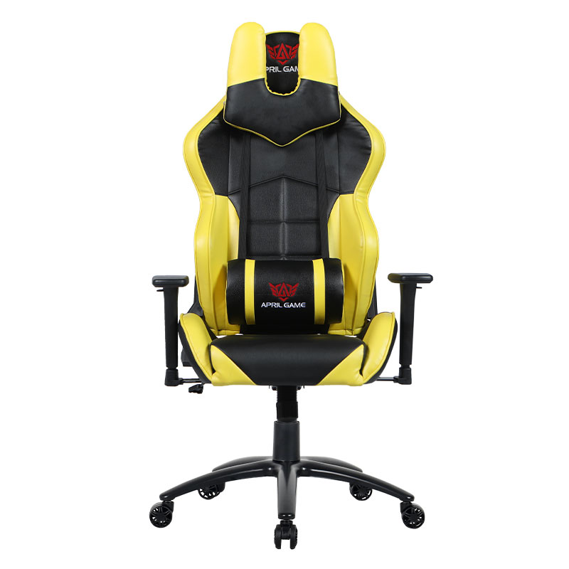 Obrotowe krzesło do gier 3D z regulacją wysokości podłokietnika i obrotem przód-tył (Y-2576)