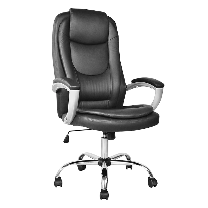 Krzesło biurowe z wysokim oparciem i wyściełanym podłokietnikiem do malowania (M-6123)