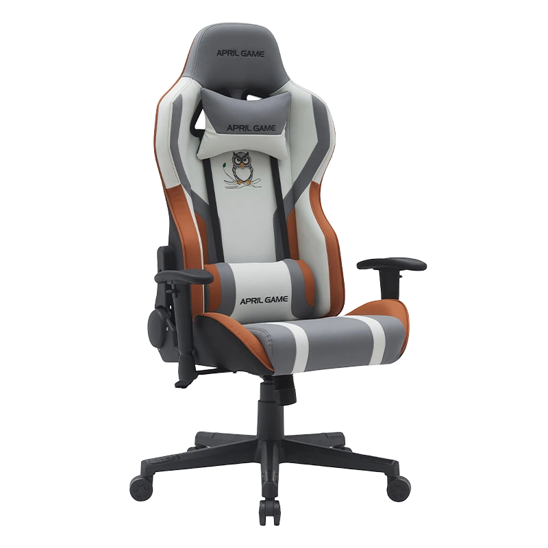 Wzór zwierzęcy Wysoka syntetyczna skóra Silla Gamer Obrotowe krzesło dla graczy o 180 stopni Mocna rama Racing Gamer Chair (T-7121)